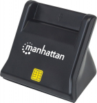 MANHATTAN USB2.0-Smartcard/SIM-Kartenleseger&auml;t mit Standfu&szlig;