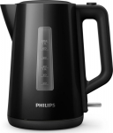 Philips Kettle HD9318/20 2200W 1.7l Orbit plastic kettle, spring lid, pilot light, black