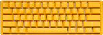 Ducky One 3 Yellow Mini Gaming Tastatur, RGB LED - MX-Silent-Red