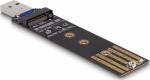 Delock Schnittstellenadapter - M.2 - M.2 Card (PCIe NVMe & SATA)