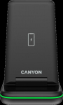 CANYON wireless charger WS-304 15W 3in1 Black