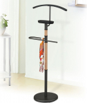 Suit stand FOREST 45x28xH110cm, black/natural