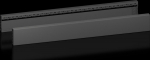 Rittal VX Socket panel on the side 100 mm x 1000