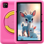 Blackview Tab 60 Pro Kids LTE 10.1-inch HD+ 800x1280 IPS 60Hz 4GB/128GB Octa-core T606 1.6GHz 5MP Front/8MP Back Camera Battery 7700mAh NO Carger USB Type-C Android 15 SD card slot Rose Pink