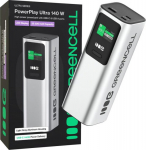 POWERBANK Greencell PowerPlay Ultra 25200mAh FAST CHARGING 140W 2x USB-C PD 1x USB-A
