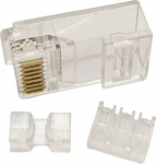 Extra Digital RJ45 Modular Plug for UTP CAT6A, 100 pcs