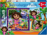 Ravensburger Puzzle for children 2D: Dora 3x49el