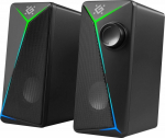 KIN Computer speakers J5 2.0 6W LED USB Czarne
