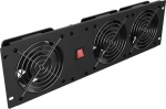 LANBERG 19" Ventilation panel (3 L&uuml;fter) vertical 3U 230V sw