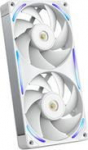 NZXT F240X RGB Geh&auml;usel&uuml;fter, LCP-Rotor, Hybrid bearings, aRGB - wei&szlig;, 240mm