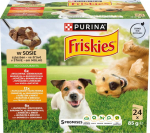 PUI PURINA Friskies in sauce - wet dog food - 24x85g
