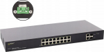 SFG108WP PULSAR Switch PoE 16-portowy Gigabit Ethernet 2x SFP 16x PoE+