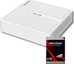 Recorder IP Hilook 8 channel 4MP NVR-8CH-H/8P PoE z Disk 2TB