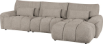 Corner sofa BARBARA RC, light brown