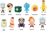 Monogram International Monogram: Rick and Morty (Series2) (Blind Bag/Random) 3D Foam Bag Clips Figures (74030)