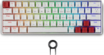 Enarxis Dynamic Media Spartan Gear - Pegasus 2 RGB Wired & Wireless 63 keys Mechanical Gaming Keyboard (color: White)