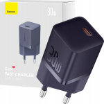 Baseus charger Wall charger Baseus GaN5 30W USB-C EU - fioletowa