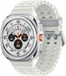 Samsung Galaxy Watch Ultra - 47 mm - Titanium white - Smart watch with Marineband - Gummi - wei&szlig; - band size: S/M/L - Anzeige 3.73 cm (1.5")