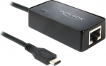DELOCK USB3.1 Adapter C -> RJ45 St/Bu Gigabit Lan