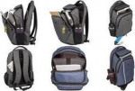 WEDO Rucksack College grey with comfort features