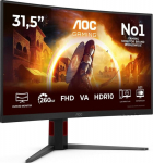 AOC 81.3cm (31.5") C32G4Z 16:09 HDMI+DP+USB Curved Bl/red