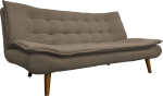 Sofa bed GOZZANO greyish brown test