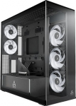 Arctic Cooling Arctic Case Xtender Vert.GPU Black Clear Glass - Midi/Minitower - ATX