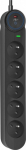 ART F2110 5 gniazd-16A-czarny-3m-3x1.5mm2 - Security device. p.overvoltage SPD/overload ART" F2110 z Off.5 gniazd-16A-czarny-3m-3x1.5mm2