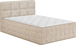 Continental bed EVENING ZONE 140x200cm, beige