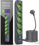 Qoltec Power strip with illuminated switch | 5 earthed sockets | 1.8m
