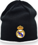 Project Rogers Real Madrid CF Official Beanie &ndash; Black Knit with Crest Patch &ndash; Size U (RM5GO2)