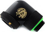 Bitspower Multi-Link Adapter Connection 90 Grad G1/4 Zoll AG auf 12mm AD Hardtube - drehbar, schwarz matt