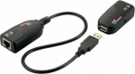 Exsys EX-1441-2 - Network stations & - recipient - 50 m - Cat5, Cat6 - Schwarz