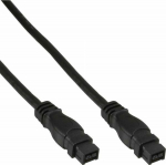 InLine Firewire 9-pin - Firewire 9-pin, 1.8m, Czarny (39902)