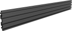 Multibrackets M Pro Series - Single Screen Rail 100cm Black | Aluminium | Svart