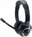 CONCEPTRONIC Headset Stereo AUX/Micro-/operator. 2.00m sw