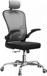 Topeshop FOTEL DORY SZARY office/computer chair Padded seat Mesh backrest