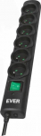 Eve The Ever Optima surge protection power strip 6 sockets 3 m czarna (T/LZ08-OPT030/0000)