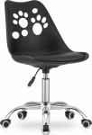 LEOBERT Swivel chair PRINT - czarne