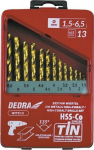 Dedra drill bit Set of drill bits Dedra WITS13 13 szt. do metal