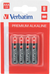 Battery AAA Verbatim Alkaline battery 4 PACK extern retail