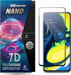 Crong Crong 7D Nano Flexible Glass - glass hybrid 9H full screen Samsung Galaxy A80 / A90 universal