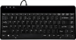 Keyboard Perixx Perixx PERIBOARD-409 H, DE, Mini USB keypad, 2 hubs, black