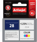 Activejet AH-28R Ink (replacement for HP 28 C8728A; Premium; 21 ml; color)