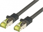 M-Cab CAT7 SFTP RJ45 LSZH 10M BLACK, 10GBIT RAW PATCH CABLE