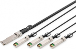 Digitus 5M DAC BREAKOUT CABLE, 1X40G QSFP+ TO 4X10G SFP+