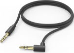 Hama 00201528, 3.5mm, Male, 3.5mm, Male, 1 m, Schwarz