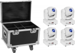 Eurolite Set 4x LED TMH-S60 Moving-Head-Spot ws+ Case 20000956