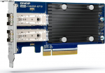 QNAP QXG-10G2SF-X710 - network adapter - PCIe 3.0 x8 Low Profile - 10 Gigabit SFP+ x 2 - for P/N: SFP1G-SX-85