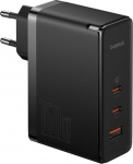 Baseus charger Wall charger Baseus GaN5 Pro 2xUSB-C + USB, 160W (czarna)